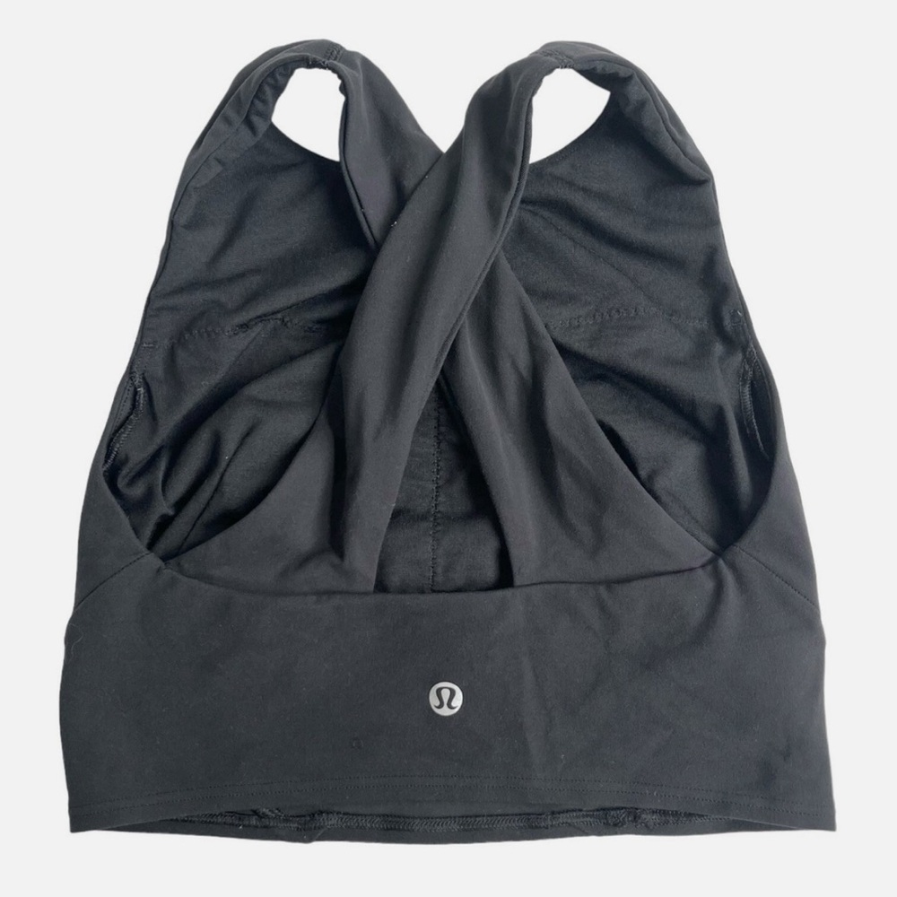 Lululemon Women's SIZE 4 Black Forward Fold Bra (Light Support, C/D Cups) - Picture 9 of 13